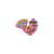 Ecusson thermocollant Mexique oiseau 5x4cm