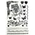 Décalcomanie enfant Transfert à sec Papillons 15x23 cm 2 feuilles