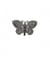 Ecussons Thermocollant Papillon Crochet 3 X 5 cm - Mediac Gris