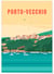 Affiche ville Porto-Vecchio | A3 : 29,7x42cm