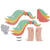 Kit Boite à mouchoirs à décorer Licorne pailletée 7 pièces