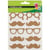 Graine Créative - Stickers liège Moustache 10 pièces