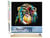 Peinture par Numéro Figured'Art - Babouin Pop Art - Kit de Loisir Créatif DIY Numéro d'Art Complet - 40x50cm toile roulée + châssis en bois à monter