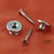 Attaches  Courroie Gotoh 17mm Large Strap Nickel