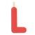 Lettre L rouge phosphorescente - Lilliputiens