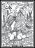Tableau velours a colorier Coq et poussins Sericolor