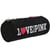 Trousse Ronde Love Pink 22 CM - Étui scolaire Noir