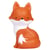 Tirelire enfant, Renard