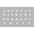 Graine Créative - Pochoir Alphabet hauteur lettres 13 mm