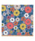Tissu coton popeline fleuri sur fond bleu de 145 cm de largeur 0006 Bleu vendu par 50 cm