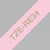 Ruban en tissu non adhésif brillant  12 mm rose doré  P-Touch - Brother