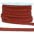 Bobine 25m Galon robe métallisé Rouge 10mm