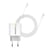 Mayaxess Chargeur Secteur pour Pixel 8 20W + Câble USB-C 1m Blanc
