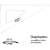 Graphoplex - Equerre 60° 3 bords droits 15 cm