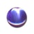 Bouton en forme de Bonbon couleur Mauve 13mm