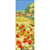 Princesse - Canevas antique Les coquelicots 30x65cm