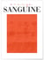 Affiche Orange Sanguine | A3 : 29,7x42cm