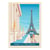Affiche 30x40 cm - Paris Trocadero - Olahoop Travel Posters