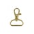 Lot 2 mousquetons sangle couleur or 2,5cm