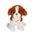 Peluche - Peluche Dogz & kats sonores 18 cm - chien beige et marron