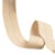 Elastique gros grain pré plié 30mm beige au mètre