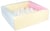 Piscine à balles carrée avec 200 balles – rose, bleu, jaune (pastel)/blanc - Velinda