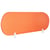 Paravent de Bureau Orange Tissu Housse 160 x 40 cm PET Acoustique Pinces de Montage