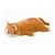 peluche chat brun L - Trousselier
