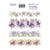 Planche de stickers couleur embelissement Fabrika Decoru FLORAL SENTIMENTS 392