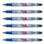 Lot de 6 stylos marqueurs textiles pointe aiguille 0,65 mm - PILOT - Laundry-Tec - Noir