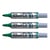 Lot de 3 marqueurs tableau blanc - PENTEL - MAXIFLO MWL5M - Pointe ogive 2,5 mm - Vert