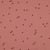 Tissu Double gaze Petits coeurs foncés sur fond Vieux rose