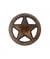 Bouton Étoile métal à queue 18mm - Prym Laiton Antique marron