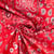 Tissu Coton imprimé Arty Eli patchwork paisley sur fond Rouge