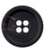 Carte de 3 boutons classique chiné à rebord 4 trous 18mm - Prym Noir