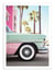 Affiche 30 x 40 cm - LA Retro Car - Philippe Hugonnard