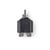 Nedis Adaptateur Audio RCA Mâle vers 2 Femelles Connexion Fiable Noir