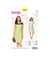 Patron Burda 6627 Robe du 34 au 44 taille n°FR 34-44