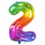 Ballon Géant Rainbow Chiffre 2 - 81 cm