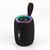 Enceinte Bluetooth Portable Sans Fil Extérieur Rouge Avec Lumières LED Noir YONIS