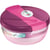 Grand bol déjeuner - Boîte à déjeuner - Lunch box - Bento - 3 compartiments - Rose