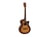 DIMAVERY Guitare Folk AW-400 Dégradé Brun Electro