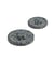 Bouton rond écorces de riz 4 trous bleu marine