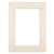 Passe-partout double blanc cassé 30x40 cm ouverture 20x30 cm