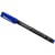 STAEDTLER Marqueur permanent 317M Lumocolor, bleu