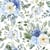 Lot de 4 serviettes en papier découpage collage 33 cm FLEUR D HIVER F 211