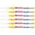 Lot de 6 marqueurs peinture acrylique pointe fine 1-2 mm - EDDING - Jaune Trafic