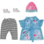 Baby born Deluxe Robe en Jean pour poupée de 43 cm