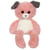 Peluche Chien Leggies-  - Rose et Gris,48 cm