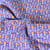 Tissu Popeline de Coton légère Petites fleurs sur fond Lilas
